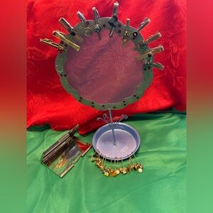 Vintage tie pin & clip Gold & silver Tone - Elegant Mixed Gem Accents 22 pièces